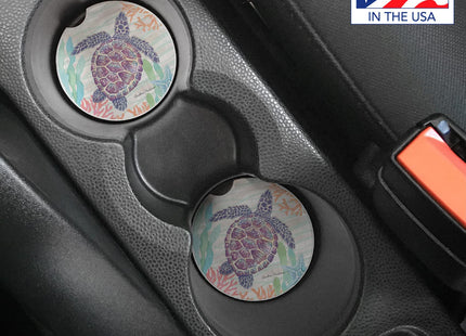 Thirstystone Sea Turtle Single Stone Car Coaster
