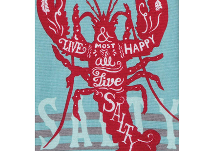 Kay Dee Designs Live Salty Lobster DP Dish Towel, 16 x 26, Various