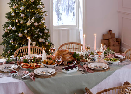 Portmeirion The Holly & The Ivy Salad Plates, Set of 6 - Festive Tableware