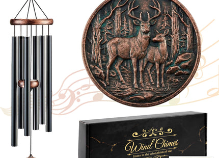Deer Memorial Outdoor Metal Wind Chime