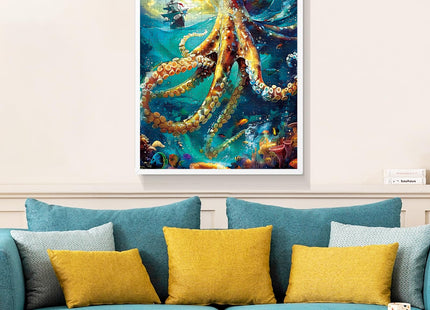 300 Piece Puzzle for Adults, Ocean Sailboat Octopus Jigsaw Puzzle 300 Piece