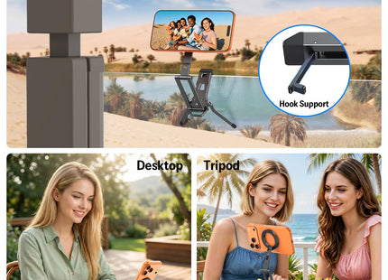 OMOTON TP06-E [3-Adjust] Sturdy Compact Magnetic Phone Tripod for iPhone 17