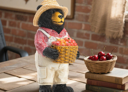 Etlemonde Black Bear Statue Home Decor