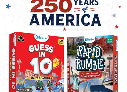 Skillmatics Guess in 10 – States of America, Geography Game, Gift for Kids