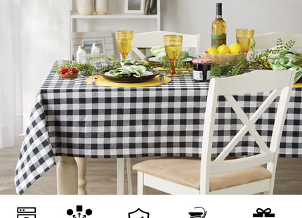 DII Boughs of Holly Collection Decorative Holiday Dining Table & Kitchen Décor, Square Tablecloth, 52x52, Christmas Greenery