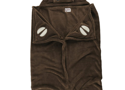 Lazy One Wearable Hooded Blanket for Kids, Animal Hooded Blanket (Moose)