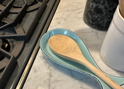 Fox Run Spoon Rest, Cute Whale Ceramic Spoon and Spatula Rest for Kitchen