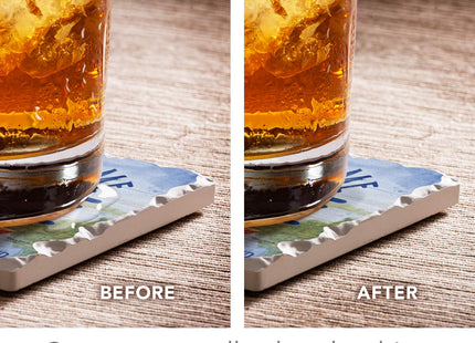 Thirstystone Lake House Greetings 4 Pack Tumbled Tile Stone Coasters