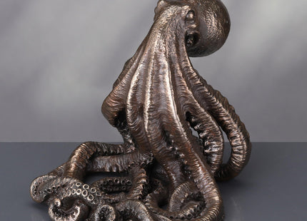 Veronese Design 4 3/8 Inch Octopus Tentacle Cell Phone Holder Desk Stand Sculptural Display Station Nautical Home Decor Steampunk Statue