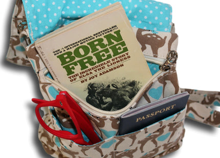 bungalow 360 Small Messenger Bag (Deer)