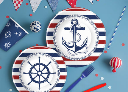 Xenorik Nautical Party Decorations, Nautical Anchor Birthday Party Supplies