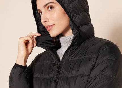 Amazon Essentials Women's Lightweight Water-Resistant Packable Puffer Coat Outerwear, -black, Large