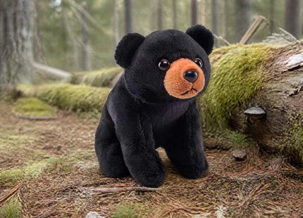 Wild Republic Pocketkins Black Bear Stuffed Animal - 5"