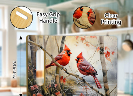 Cardinal Memorial Gifts Bamboo Cutting Boards, Christmas Birthday Gifts Wooden Kitchen Cardinal Decor Kitchen Accessories-07