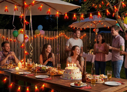 Baquler 2 Pcs 10ft 20 LED Lobster Decorations and Lobsters with Beer String Lights, Crawfish Boil Party Supplies Seafood Boil Party Decors for Summer Camping Mardi Gras Birthday Patio (Lobster)