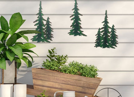 Pine Decoration Pine Metal Wall Art Outdoor Metal Wall Art Tree Wall Art