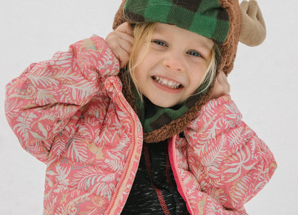 Lazy One Critter Cap Hat for Kids, Fun, Cold-Weather Kid Hats (Moose, S)