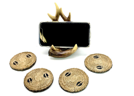 Bellaa Antler Coasters, Deer, Western, Cottage, Cabin, Farmhouse, Man Cave