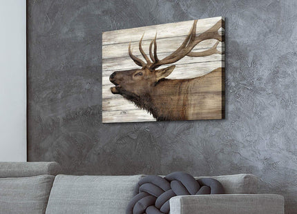 ARTISTIC PATH Farmhouse Deer Pictures Canvas Wall Art, 36x24 Inch