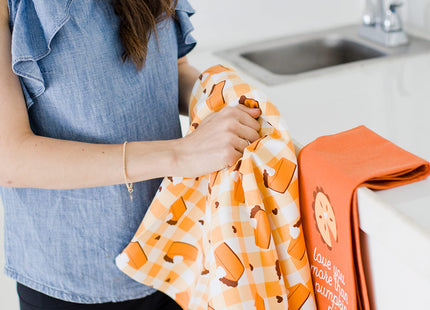 Pearhead Pumpkin Pie Dish Towels