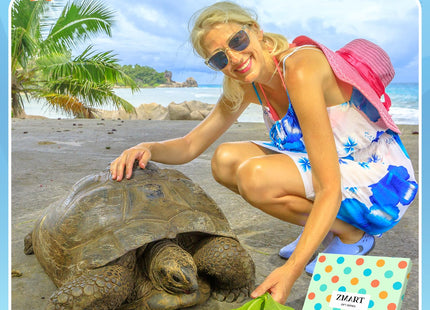 Zmart Turtle Gifts for Women Girls - Funny Sea Turtle Socks Ocean Gifts, Sea Animal Socks for Teens
