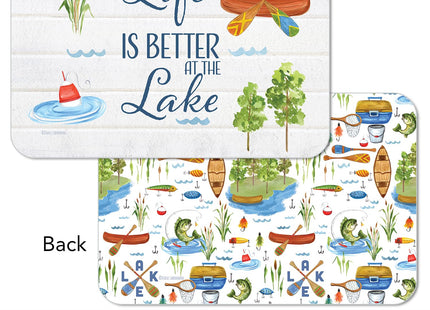 CounterArt Lake Living Reversible Easy Care Placemat 4 Pack