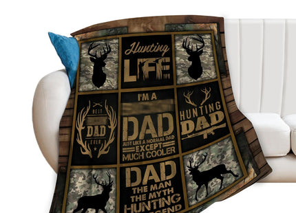 Baegopa Camo Deer Blanket Deer Throw Stuff Gifts for Men Boys 50"X40"