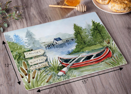 CounterArt Lake Living 3mm Tempered Glass Cutting Boards 15" x 12"