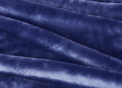 Amazon Basics Throw Blanket, Ultra-Soft Flannel Fleece, Cozy for Couch Sofa Bedroom, Fade-Resistant, 50 x 60 Inches, Navy