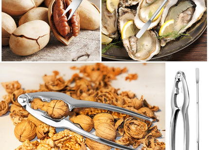 8 Pcs Crab Crackers and Tools Set, Crab Leg Cracker Tools for Seafood Nut