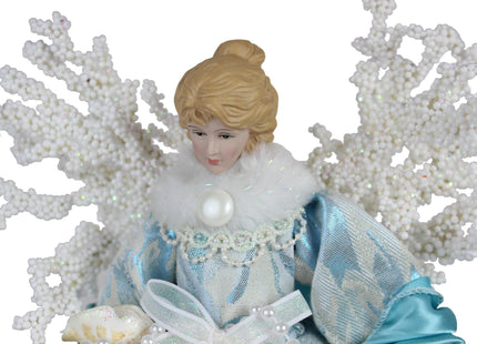 Windy Hill 14" Coastal Charm Aquamarine Angel 148510