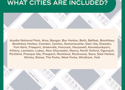 Reach International Outfitters Maine Adventure Bucket List: 50 Scratch-Off Cards for Outdoor Activities, Tourist Attractions, and Road Trips - Perfect Travel Gift and Guide for Exploring Maine