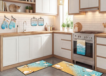Culudea 10 Pack Kitchen Decor and Accessories Set, Beach Coastal