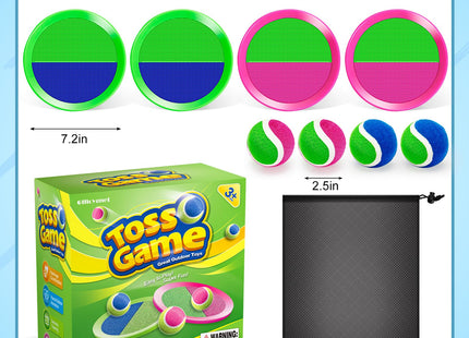 Officygnet Ball Catch Game, Kids Toss Game for Ages 3 4 5 6 7 8-12 Year Old Boy Girl, Catching Ball Set with 4 Paddles for Outdoor Toys/Yard Games/Beach Toys/Pool Toys for Kids Easter Birthday Gifts