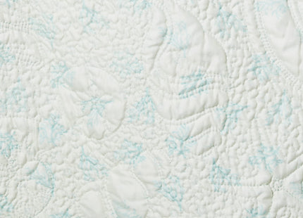 C&F Home St. Martin Blue Full/Queen Bed 3 Piece Quilt Set Summer Beach Ocean Coastal Nautical Seashell Reversible Machine Washable Lightweight Bedspread Bedding Coverlet Full/Queen 3 Piece Set Blue