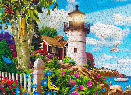 Springbok Coastal Illumination 500 Piece Jigsaw Puzzle for Adults