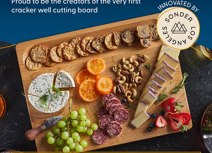 Sonder Los Angeles Winsome Hard Maple Wood Cutting Board, 17x13x1.5 in