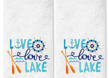 Yanhuecui Lake House Decor Hand Towels for Bathroom, Lake House Gifts