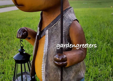 GARDENGREETERS Moose Solar Light Statue Moose Solar Figurine