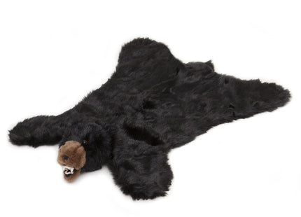 Carstens Plush Black Bear Kids Animal Rug Large