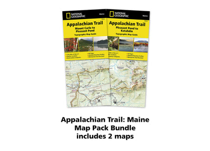 Appalachian Trail: Maine [Map Pack Bundle] (National Geographic Trails Illustrated Map)