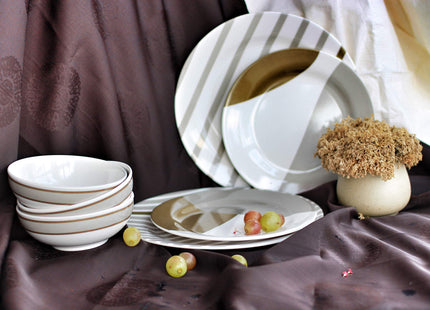 Bowla 12-Piece Melamine Dinnerware Set - Service for 4 (Autumn)