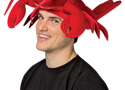 Rasta Imposta Lobster Hat, Red, Women and Men, Adult One Size