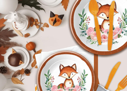 Xenorik Fox Birthday Party Supplies, Animal Fox Baby Shower Decorations