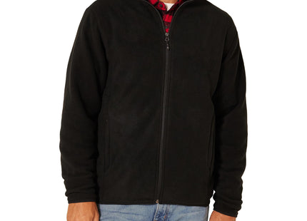 Amazon Essentials Men's Full-Zip Fleece Jacket - Discontinued Colors, Black, X-Small