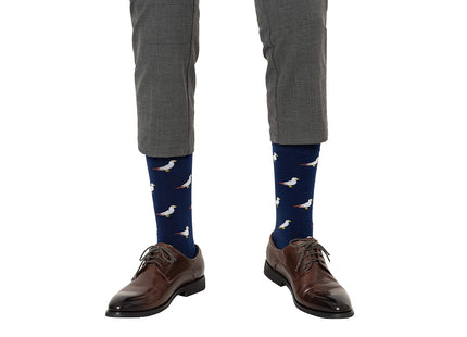 AUSCUFFLINKS Seagull Socks | Bird Gift for Him or Her | Happy Quirky Novelty Present for Dad or Mum