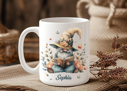 Hyturtle Autumn Gnome Coffee Mug 11oz – Autumn Gnome Mug Gifts For Women, Fall Cups, Cute Autumn Coffee Mug For Thanksgiving & Farmhouse Decor