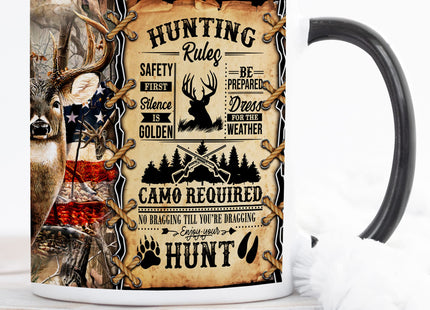 YouNique Designs Deer Hunting Mug Hunter Coffee Cup Gifts for Men