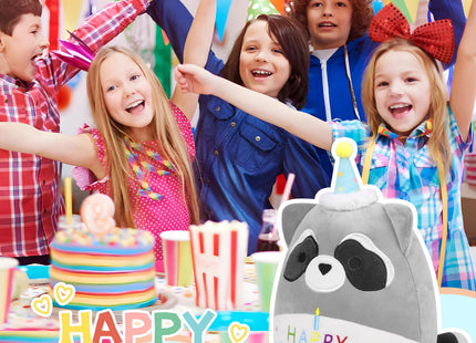 Raccoon Plush Toy -Cute Birthday Stuffed Animal Raccoon Plush Pillows Toys