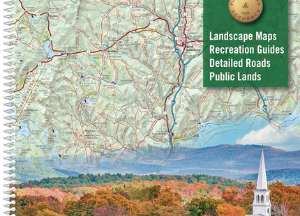 New England Road and Recreation Atlas - 1st Edition, 2025 (Benchmark)
